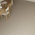 ITC Delta carpet in beige, enhancing a minimalist space with vintage sophistication and a soft, elegant foundation.