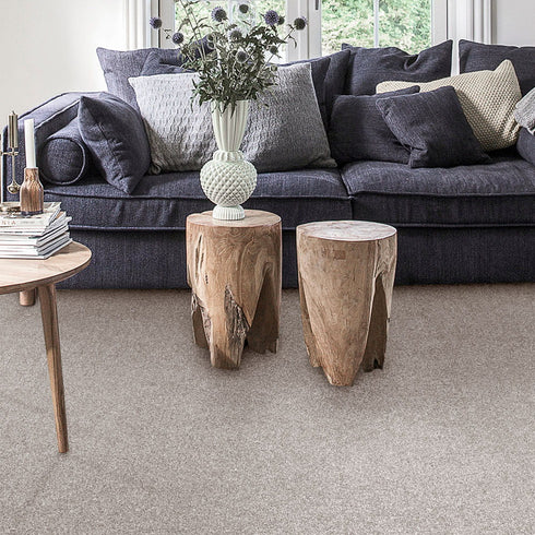 Invictus Aurelius luxury deep pile carpet in Battleship Grey – stain-resistant, fade-resistant, and ultra-soft.