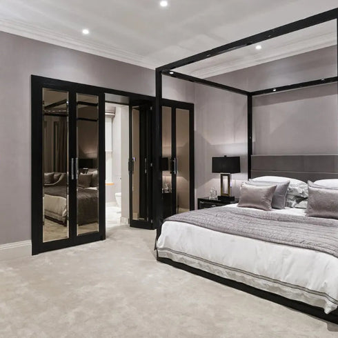 Artisan Luxury Flooring - Seta in a modern bedroom, with its soft plush design complementing the aesthetics.