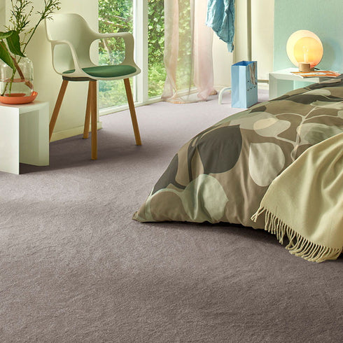 Sedna® Kai carpet in a muted grey tone, bringing warmth and tranquillity to any room.