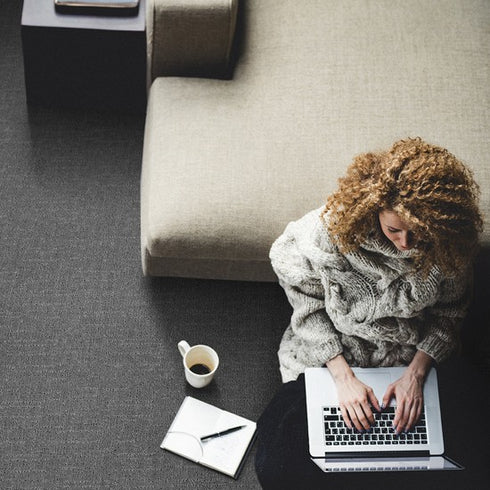 The Charcoal Loft Life Sweet carpet by Lano adds sophistication to any space. Designed with SmartStrand fibers for exceptional durability, stain resistance, and plush comfort.