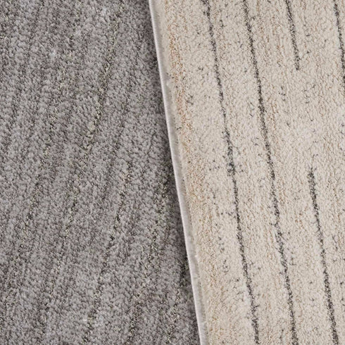 Nourison Andes Ridge Broadloom Carpet available in Silver and Ivory – premium wool blend flooring with contemporary elegance.