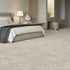 Soft off-white iSENSE® Obsession carpet in a bedroom, adding a touch of warmth and elegance.