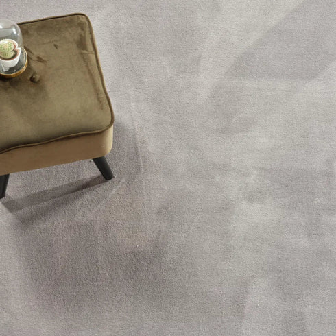 ITC Chablis carpet in a sophisticated stone beige tone, complementing the room’s elegant and neutral décor with a timeless, refined finish.