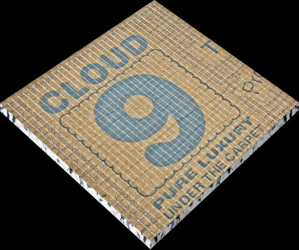 Cloud 9 Cirrus Underlay – A premium 9mm carpet underlay by Ball & Young, offering superior comfort, durability, and excellent thermal and sound insulation. Designed for both residential and commercial use, providing a plush feel underfoot while enhancing carpet longevity.